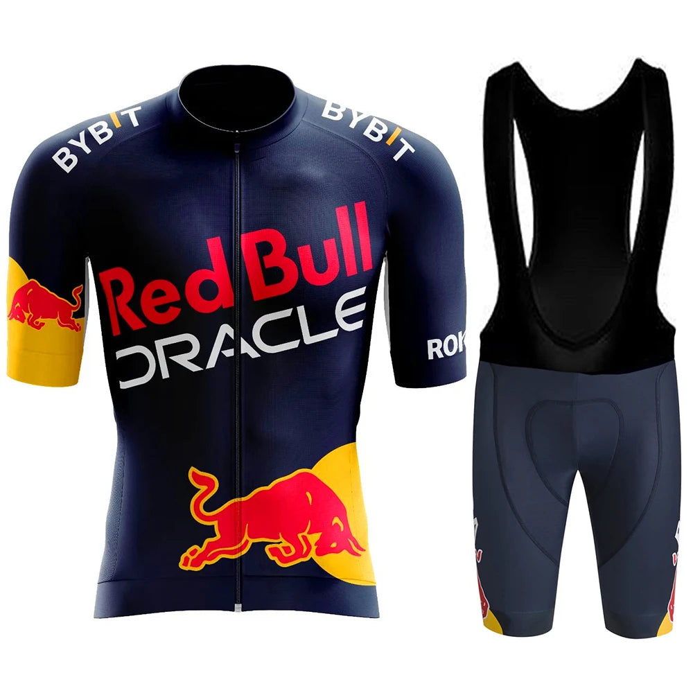Red Bull Bicycle Clothing Jersey Cycling Uniforms for Men Jacket Team Set Bike Man Sports Bicycles Men's Cycling Suit Road Bikes