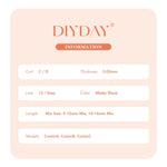 DIYDAY Comic Spire Eyelash Extension Premade Manga False Eyelashes Super Soft Light Feather-Feeling Anime Lashes for Makeup Tool