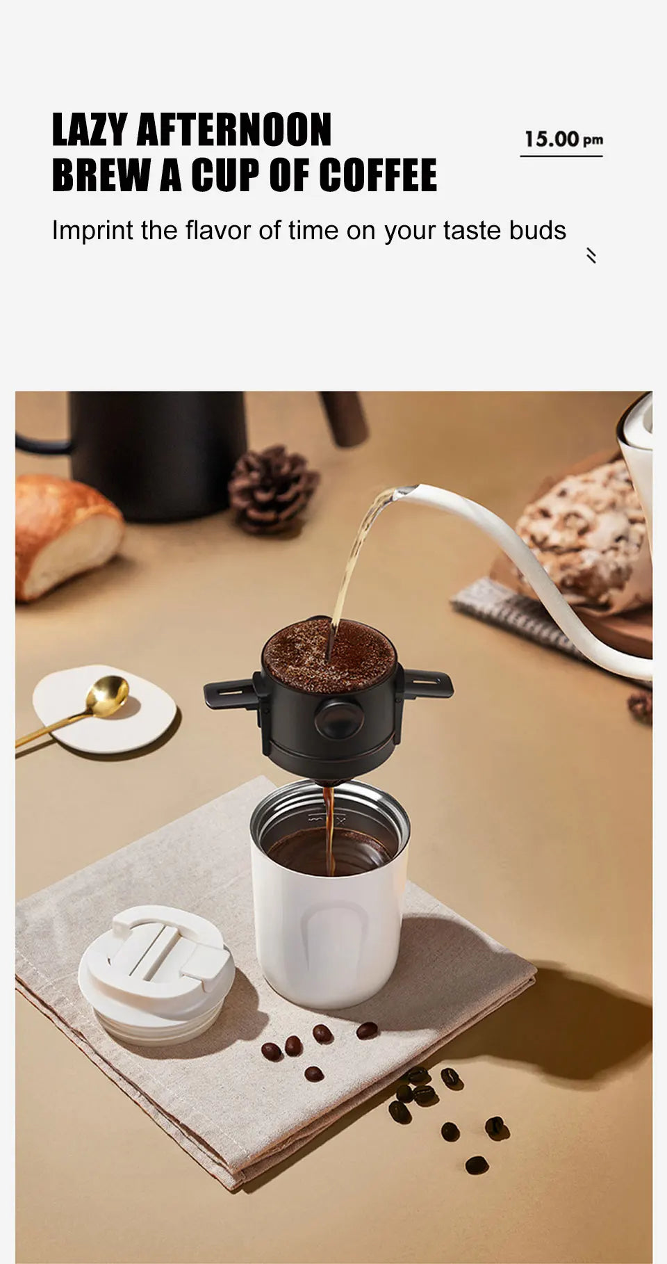 Thermos Bottle for Coffee Thermal Cup for tea Mini Tumbler Insulated Vacuum Flask Mug Stainless Steel Leakproof Travel Drinkware