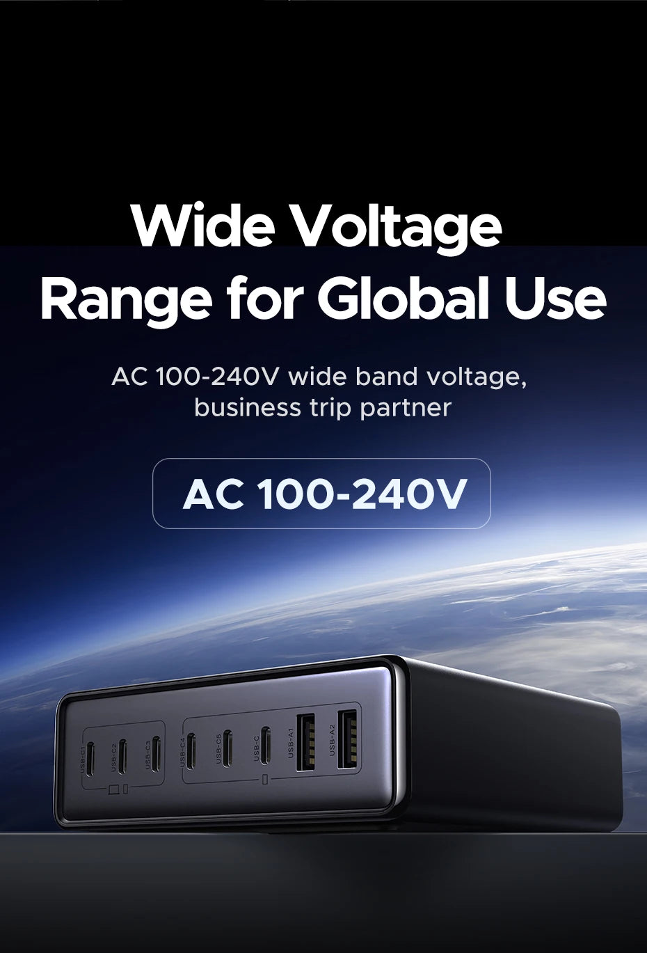 【Korean Plug】UGREEN 200W GaN Charger 8 in 1 Desktop Charging Station For Macbook Laptop iPhone 17 16 Pro Xiaomi Samsung Tablet