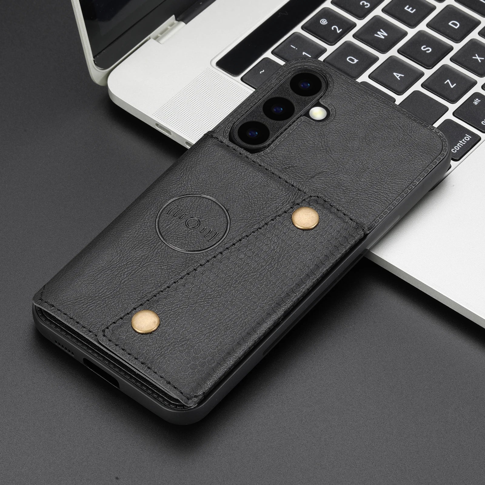 Card Holder Leather Case for Samsung Galaxy S25 Ultra S24 FE S23 S22 Ultra S21 S20 FE S10 Plus 5G Wallet Phone Cover Etui Coque