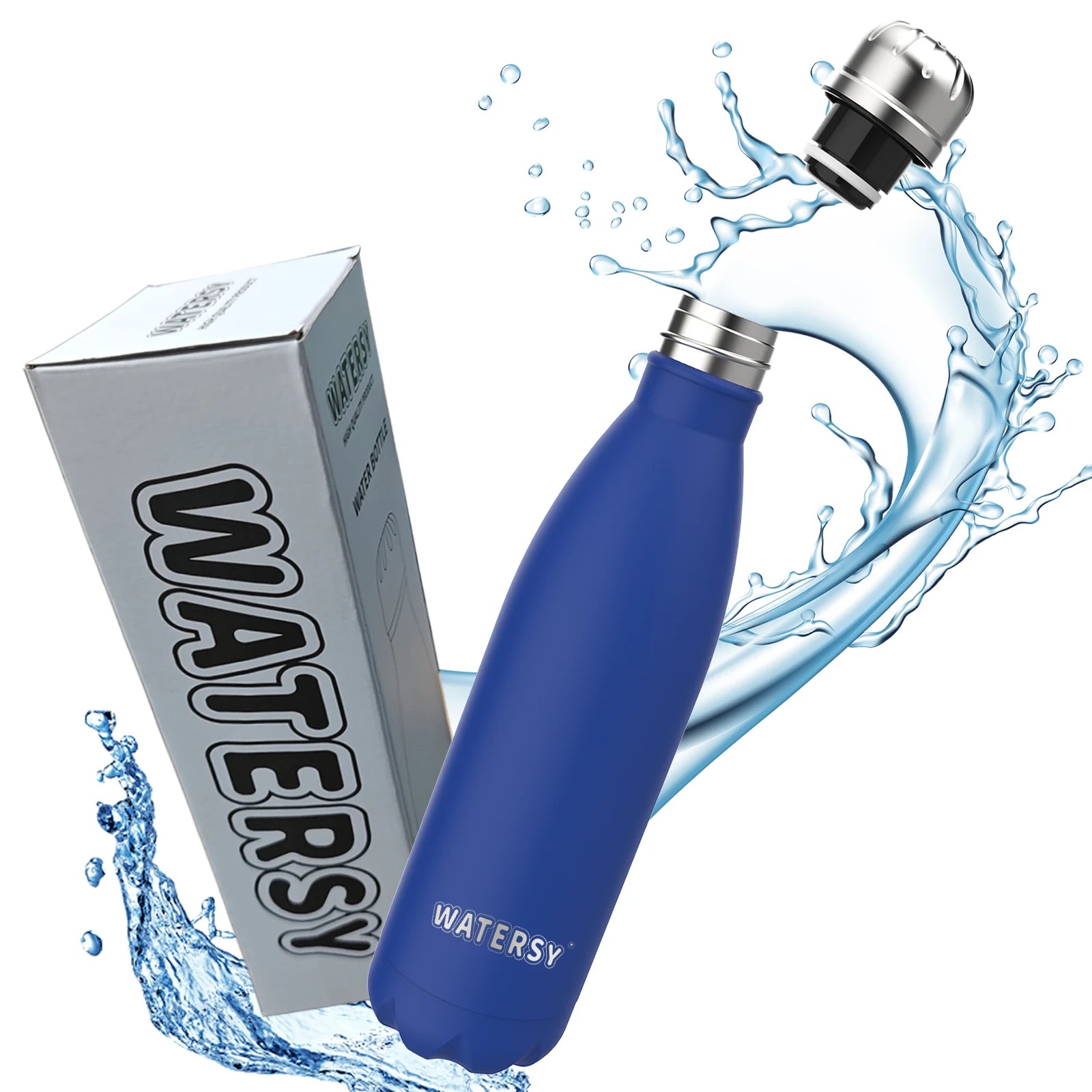 500ML Stainless Steel Thermos Mug Sports Water Bottle Cold and Hot Thermal Cups Vacuum Travel Tumbler Mug Thermal Bike Bottle