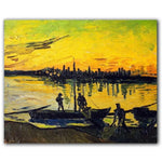 HD Print Van Gogh Masterpiece Poster Abstract Garden Almond Blossoms Starry Night Canvas Painting Wall Picture Room Home Decor