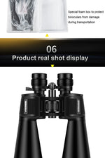 BORWOLF 20-60X70 Binoculars High Magnification  Long Range Zoom 60 Times  Hunting   Astronomical Telescope HD Professiona  Zoom