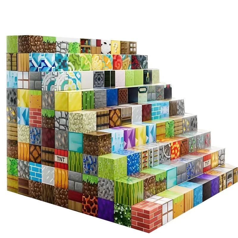 Magnetic building blocks toy building blocks full set of children's DIY assembly toy building blocks table building games June 1