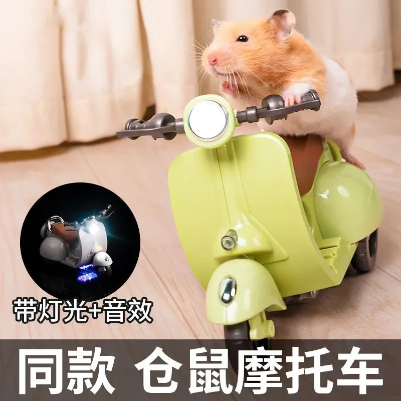 Labubu Doll Mini Electric Motorcycle,labubu Doll Accessories, Fun Cute Doll Toys,With Lights and Music,DIY Kid Christmas Gift