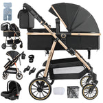 Baby Carriage Light Stroller Baby Stroller 3 in1 Foldable pushchair high quality prams Lie Flat Baby Stroller adjustable seat