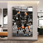 Popular Football Player Soccer Sports Star Posters and Prints Canvas Printing Wall Art Picture for Living Room Home Decor Gifts