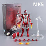ZD Toys Marvel Studios Iron Man MK3 Action Figure MK35 MK24 MK40 MK38 Tony Stark Ironman Figure Action Collect Toy Gift