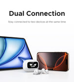 UGREEN LCD Full Color Smart Screen Wireless TWS Bluetooth Earphones Earbuds Open Clip Ear Headphones AI Call Noise Cancellation