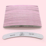 5/25Pcs/Lot Nail File Mix Color 80/100/150/180/240 Grit Professional Sandpaper Cuticle Remover Buffer Files Manicure Tool Set