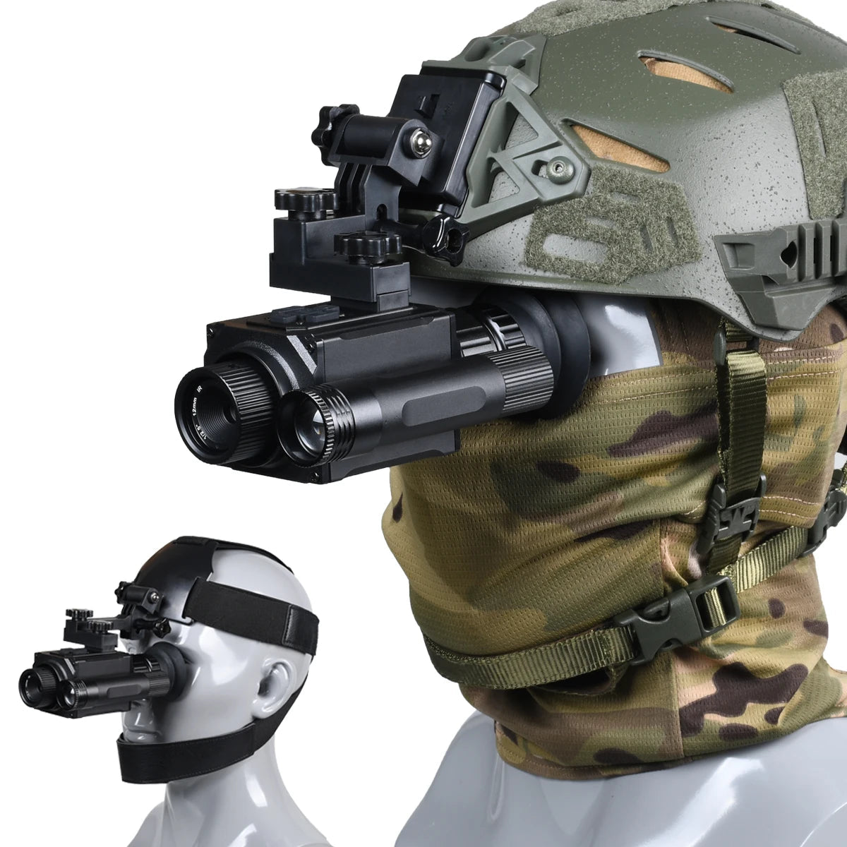 Megaorei NK006 Helmet Night Vision Monocular Long-Distance Infrared 5X Zoom 1080P Digital Hunting Night Vision Goggles Telescope