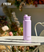 Tyeso Thermos Bottle Portable Sport Vacuum Flask Travel Stainless Steel Thermal Water Bottle Keeps Cold and Heat Thermal Mug