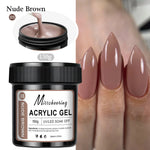 15/30g Quick Builder Nail Gel White Nude Pink Clear Nail Art Extension Gel Multifunctional Acrylic Gel Soak Off UV LED for Salon