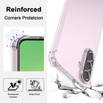 Transparent Phone Case For Samsung Galaxy A56 5G Shockproof Protective Cover For Samsung Galaxy A56 5G Shell Fundas