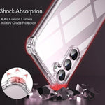 Hybrid Shockproof Case For Samsung Galaxy S25 FE S24 S23 S21 S22 Plus Ultra Clear Hard Case For Samsung A56 A36 A54 A34 A53 A33