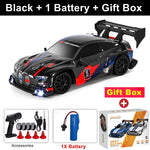 RC Drift Car 4WD Remote Control High Speed Racing Vehicle with LED Lights 2.4GHz Radio 4x4 Off-Road Truck Toy for Children Kids