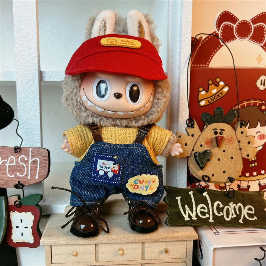 Doll Clothes Outfit Accessories For 17cm Labubu V2 V1 Doll's Clothing  Different styles Cosplay dress Kid Toy Gift