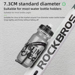 ROCKBROS Bicycle Bottle MTB Road Bike Water Bottle Outdoor Sports Plastic Portable Large Capacity Drink Cycling Water Bottle