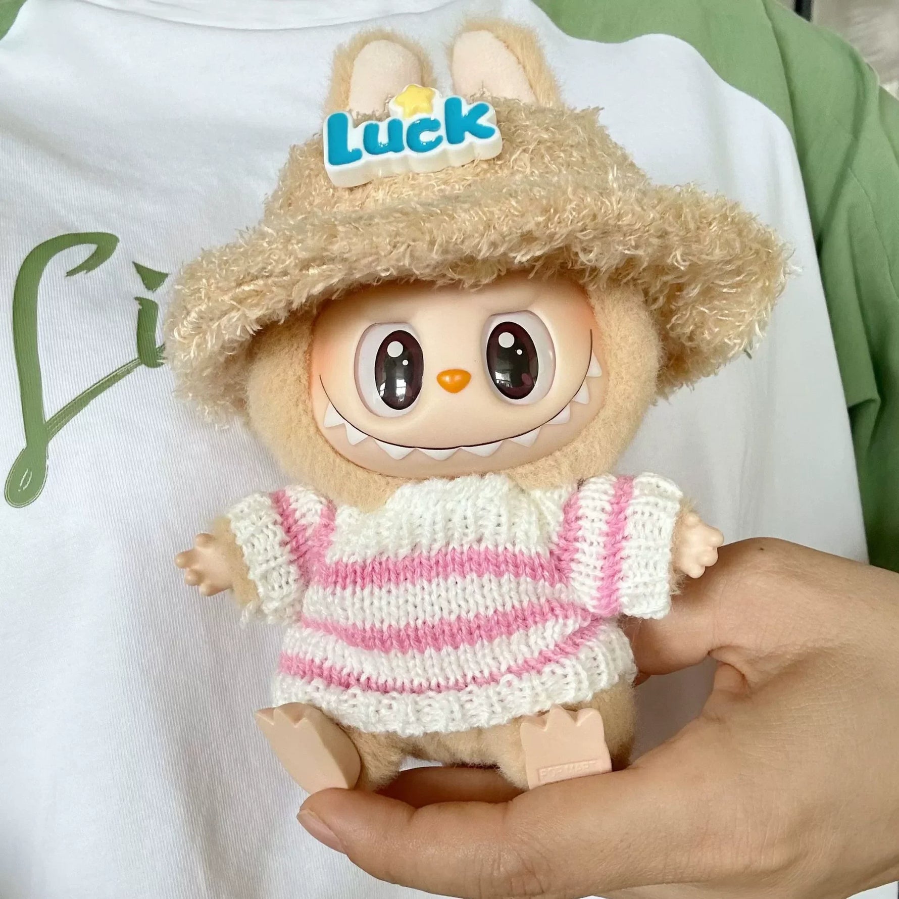 LABUBU Doll'S Clothes Outfit Accessories for 15-17cm Labubu Idol V1 V2 Stylish Outfit Clothes Sports Leisure Suit Clothing Gift