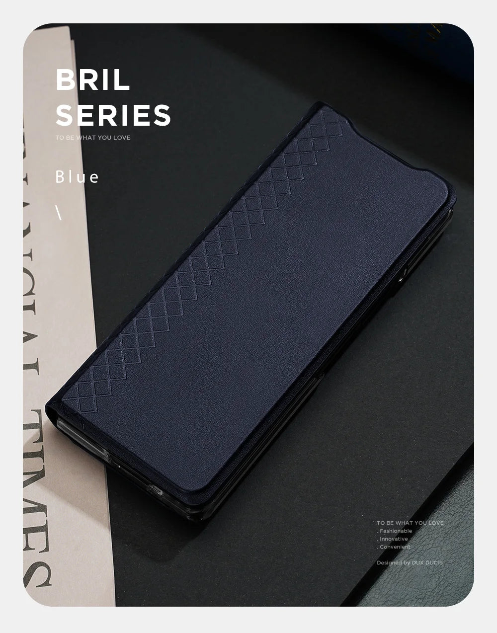 DUX DUCIS Full Protection Business Flip Leather Case for Samsung Galaxy Z Fold 7 6 5 5G Card Pocket Magnetic Closure Cover