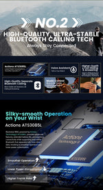 Blackview W60 2024 New Smartwatch 2.01'' HD Display TFT Rugged Smart Watch for Outdoor With Emergency Lighting Bluetooth Calling