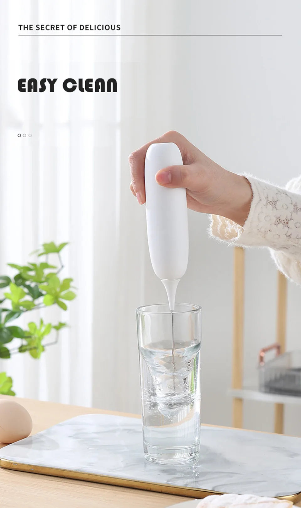 Milk Frother Handheld Cappuccino Maker Coffee Foamer Egg Beater Chocolate Stirrer Mini Portable Food Blender Kitchen Whisk Tool