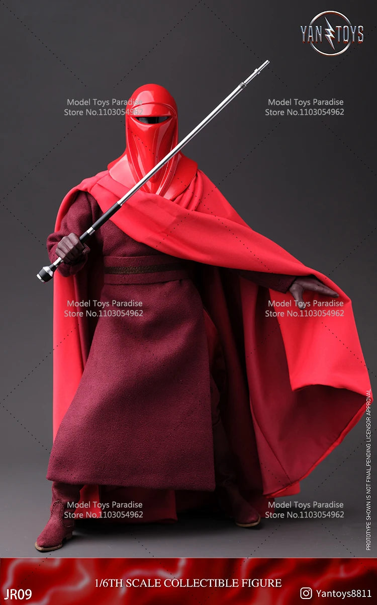 YANTOYS JR09 1/6 Scale Emperor's Royal Guard Red Guards Full Set 12'' Mobile Action Figure Collectible Soldier for Star Wars