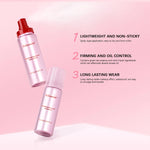 Mattifying Waterproof Setting Spray Glossy Matte Base Makeup Control Oil Non-Sticky Waterproof Make-up Fixer Spray for All Skin