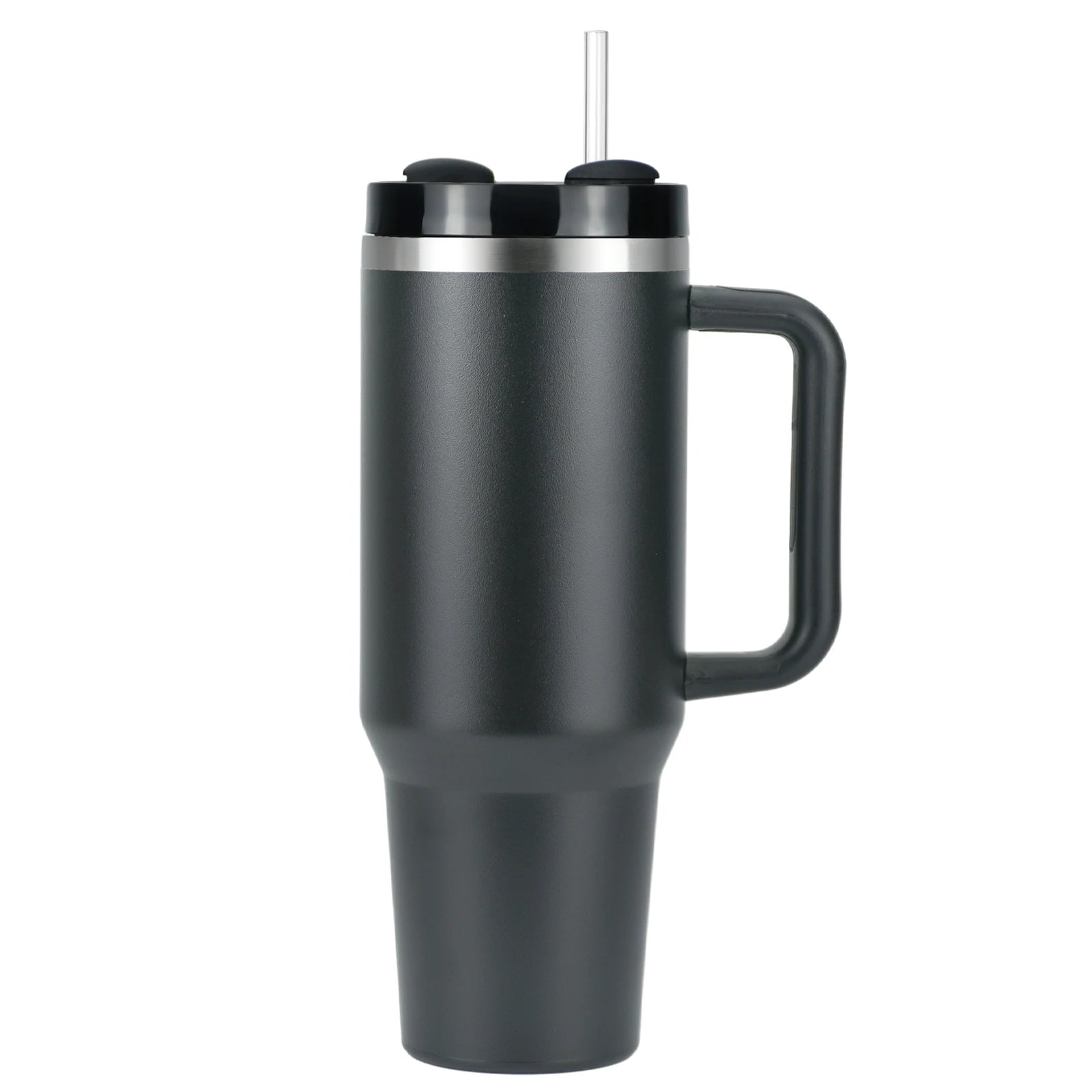 1pcs Watersy 40oz/1200ml Tumbler with Handle and Straw Lid Stainless Steel Keep Cold Vacuum Insulated Portable Car Travel Mug