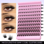 DIY Lash Extension Kit Individual Eyelash Extension Kit Cluster Lashes Kit Lash Glue Remover for Eyelash Extensions Makeup