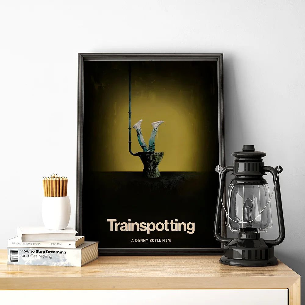 Popular Famous Classic Movies Trainspotting Classic Movie Poster Posters Home Room Bar Cafe Decor Art Wall Painting Picture