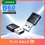 UGREEN USB Bluetooth Adapter, Bluetooth 6.0 Dongle for PC Windows 11/10/8.1, Bluetooth Receiver & Transmitter for Keyboard/Mouse