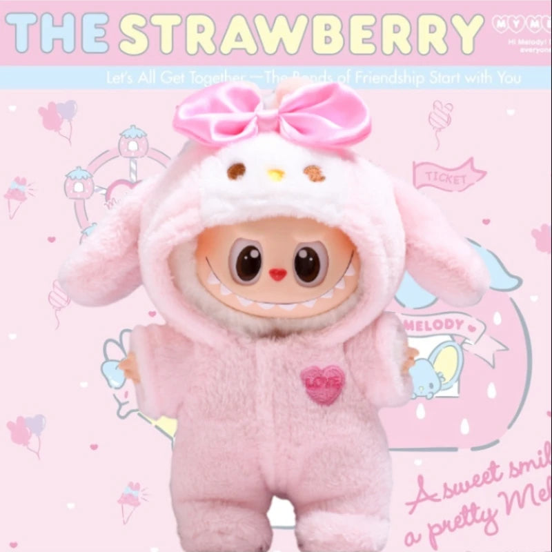 17cm  Doll Plush Dress Up Labubu Doll's Clothes Set Trendy and Cute Garment Suit Toys Dolls Accessories