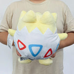 Pokemon Kawaii Togepi Stuffed Toys Cartoon&Cute Plush Dolls Throw Pillow Birthday Gift for Kids Upgrade Bigger Shape