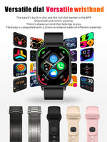 LIGE 2025 For Android IOS GPS Smart Watch Women 2.01" HD Screen Heart Rate Bluetooth Call Compass IP68 Waterproof Men Smartwatch