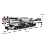 Advanced Motorized Crane Truck Building Set – LTM 11200 Engineering Model with Realistic Functions, Ultimate Gift for Adults & Builders