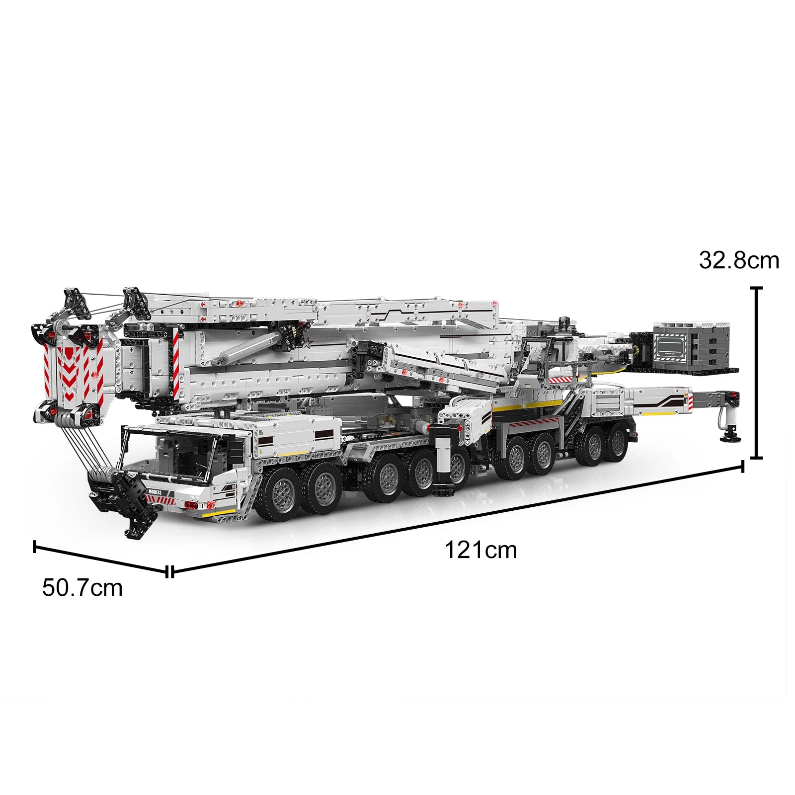 Advanced Motorized Crane Truck Building Set – LTM 11200 Engineering Model with Realistic Functions, Ultimate Gift for Adults & Builders