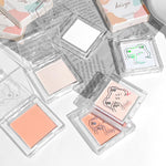 Hisyi Matte Monochrome Eyeshadow Palette Natural Light Highlighter Powder For Delicate Eye Contouring Brightens