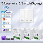 Tuya Smart WiFi Switch For Lighting RF 433MHz Wireless Switch Smart Life APP Voice Control Work With Alexa Google Home Alice