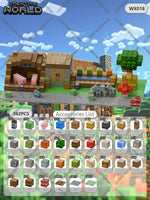 Magnetic Building Blocks Mine World Magnet Cube Set for Boy Girl Kid Age 3+ DIY Pixel style Model Base plate STEM Toy Baseplate