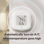 Smart WiFi/Zigbee Temperature and Humidity Sensor Indoor Hygrometer Thermometer with LCD Display Support Home Assistant Zigbee2m