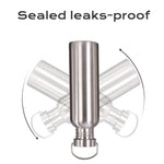 500/750/1000ml Stainless Steel Water Bottle Single Wall Large Capacity Big Mouth Vacuum Flasks with Lid Cycling Drinkware Sports