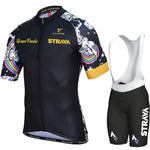 STRAVA Style Men's Summer Cycling Clothing Set