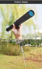 Baigish Monocular Zoom Telescope 8-24x40 HD Powerful Metal Optical Lens Astronomical With Long Range Original Bak4 Russian Black