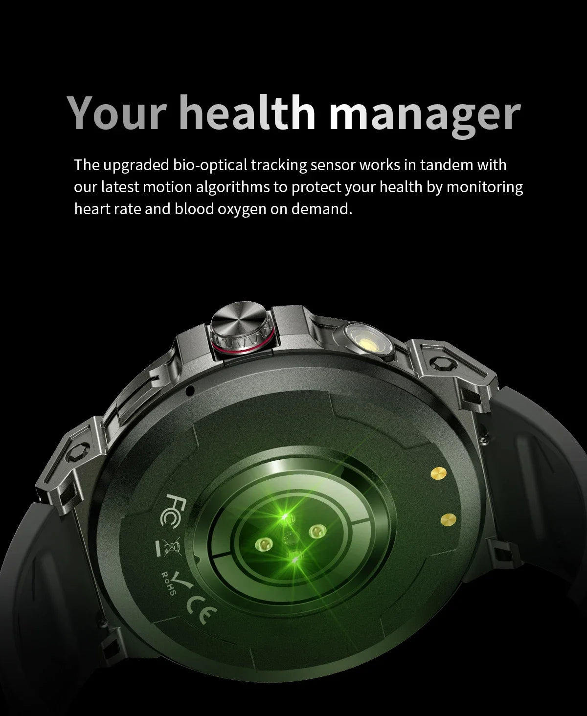 Xiaomi 760mAh Large Battery Outdoor Smart Watch Men 1.85 inch HD Screen GPS Compass Bluetooth Call IP68 Waterproof Smartwatch