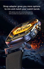 New M99 smartwatch Android - Bluetooth dual system 4G SIM 2.4'' 720*720 HD AMOLED Screen 190° Camera GPS WIFI NFC samrt watch