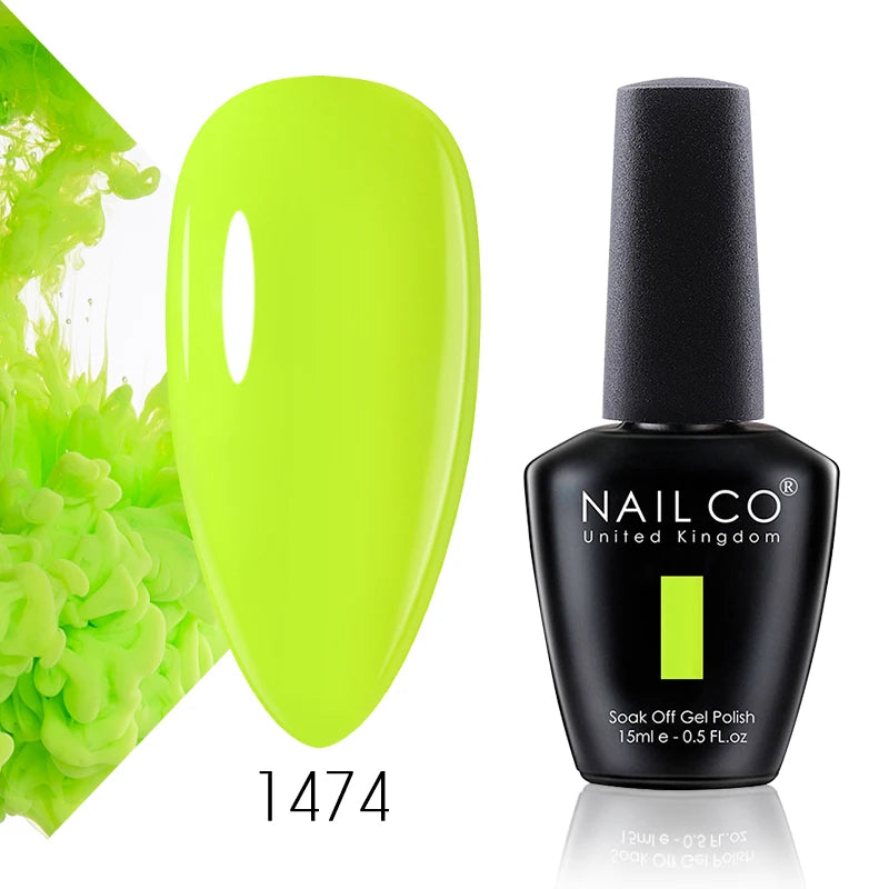 NAILCO 15ml Top Coat And Base Coat Art Design Gel Nail Polish Top Base Coat UV LED Soak Off Gel Nail Varnish