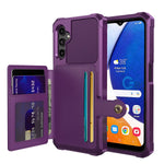 for Samsung Galaxy A12 A52 A72 A13 A33 A53 A73 A14 A34 A54 A24 A25 Case with Card Holder Heavy Duty Leather Flip Wallet Cover