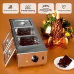 Singwinner 2 3 Tanks Electric Chocolate Tempering Machine Chocolate cascade Melting Pot for Kitchen home appliance
